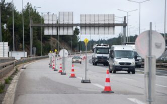 Θεσσαλονίκη: παραμένει και σήμερα κλειστή μία λωρίδα στον περιφερειακό