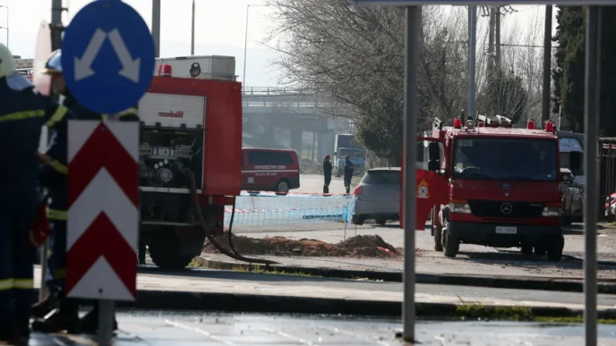 Θεσσαλονίκη: Σε εξέλιξη οι έρευνες για τη ρήξη αγωγού φυσικού αερίου στη Θέρμη