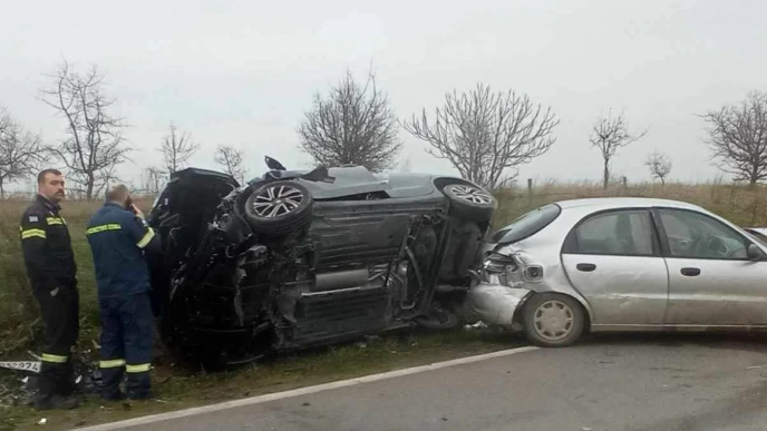 Θεσσαλονίκη: Σύγκρουση αυτοκινήτων - Δύο τραυματίες