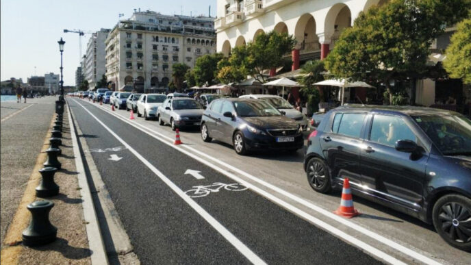 Θεσσαλονίκη: Οριστικό τέλος στον ποδηλατόδρομο της Λ. Νίκης